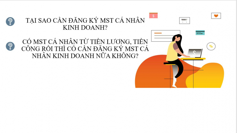 Tại sao phải đăng ký MST cá nhân kinh doanh?