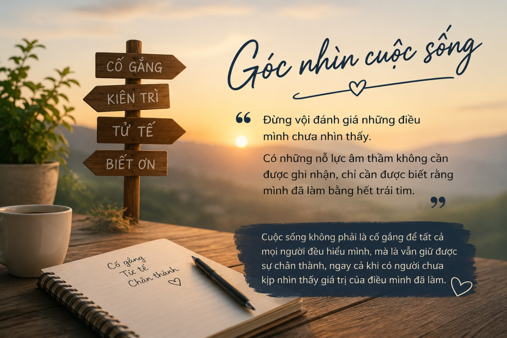 Đừng vội đánh giá những điều mình chưa nhìn thấy
