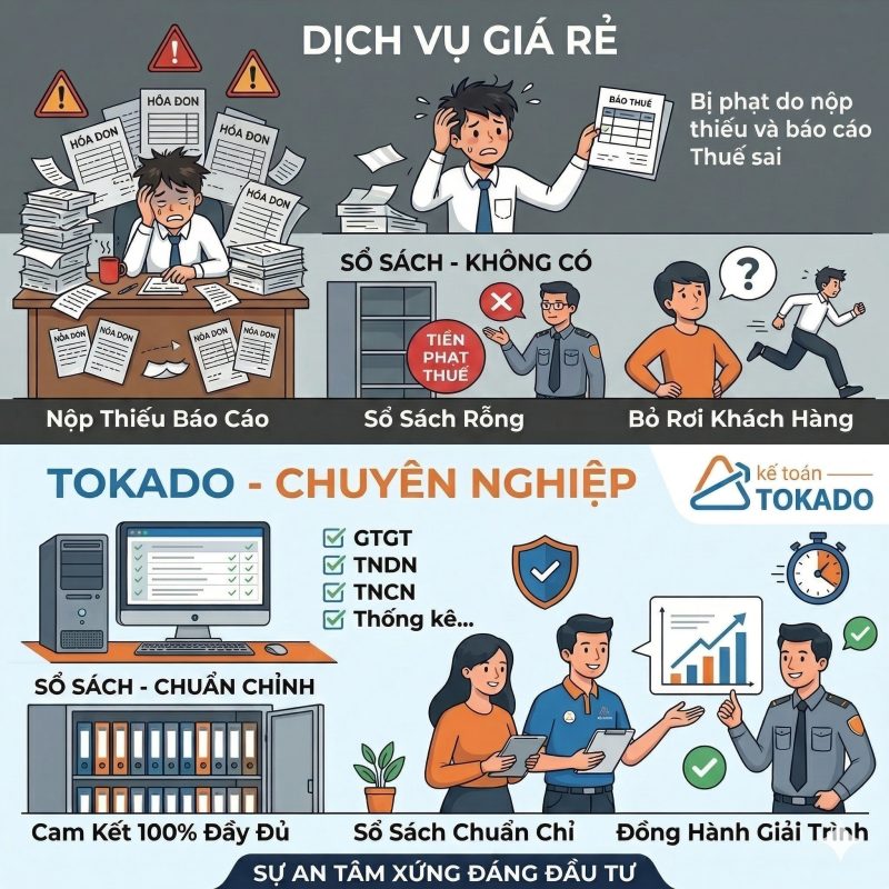 Sếp xây cơ đồ, Thuế để TOKADO lo!
