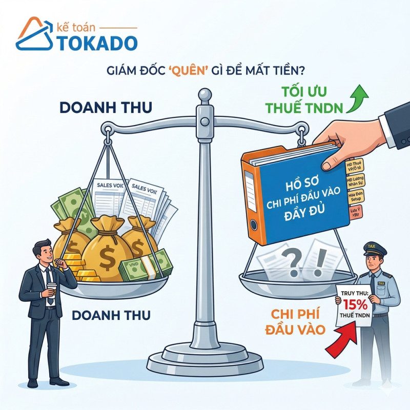 Thuế TNDN "nhẹ tênh" nhờ bộ hồ sơ chi phí chuẩn chỉnh.