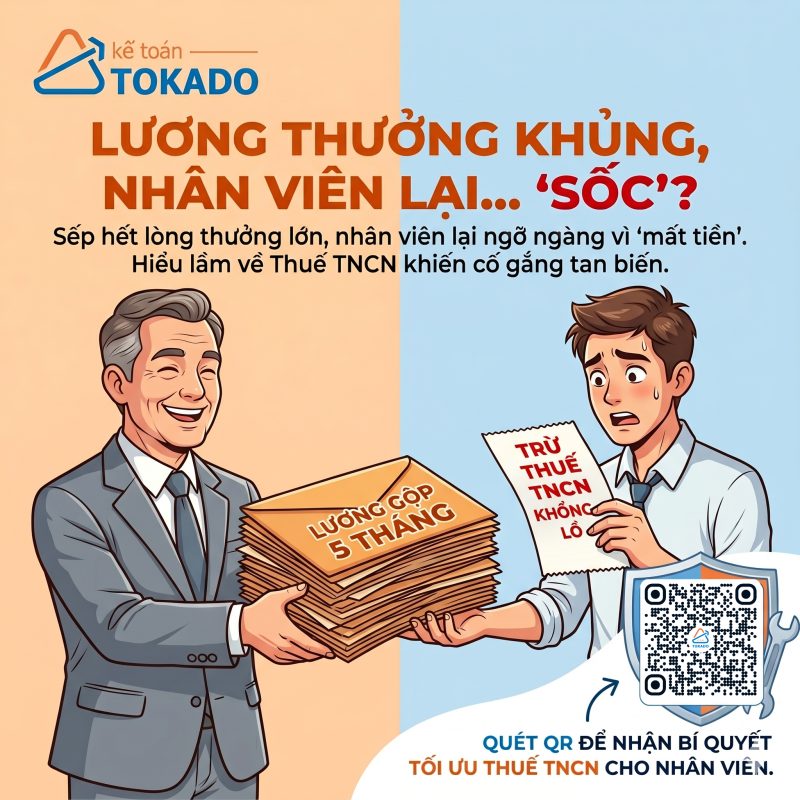 Trả lương dồn, sếp có nộp oan tiền thuế?